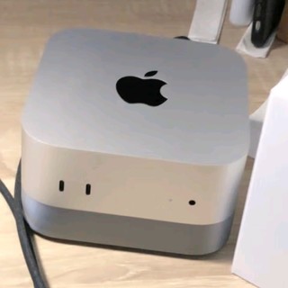 国补特惠！Apple苹果AI Mac mini M4银色高性能电脑主机深度体验