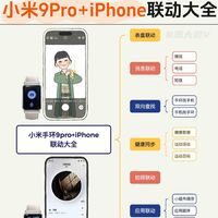 iPhone+小米手环9pro，超全攻略，联动绝绝子