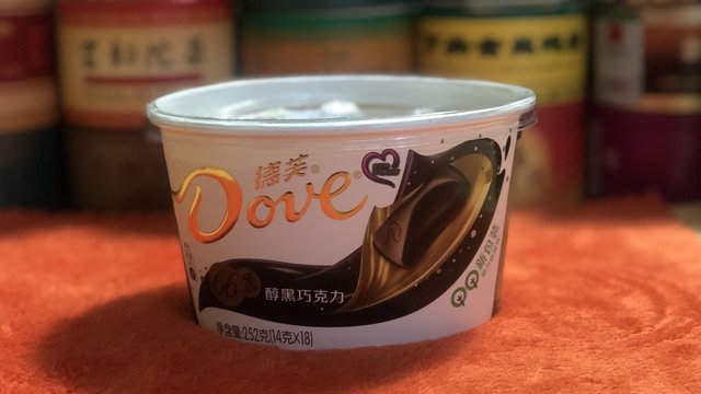 年货之 德芙（Dove）66%醇黑巧克力