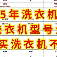 2025年洗衣机怎选，高性价比，海尔洗衣机型号全解析，让你不被坑