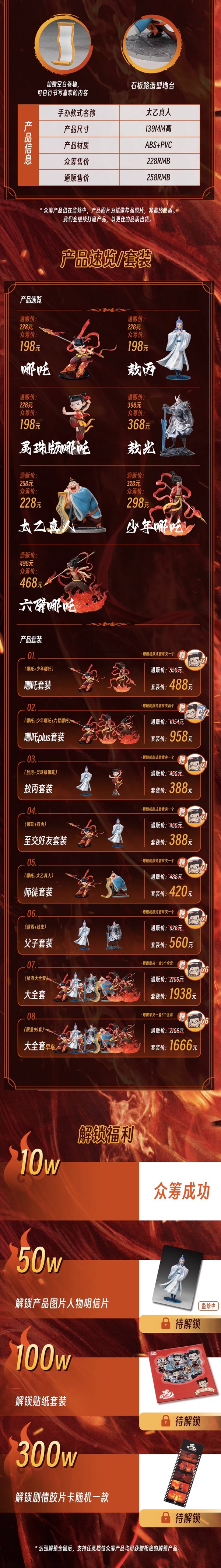 《哪吒之魔童闹海》官方正版手办众筹