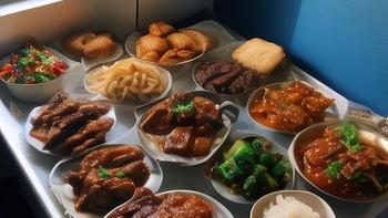 高铁上的春节味：返工人将车厢变成美食聚会