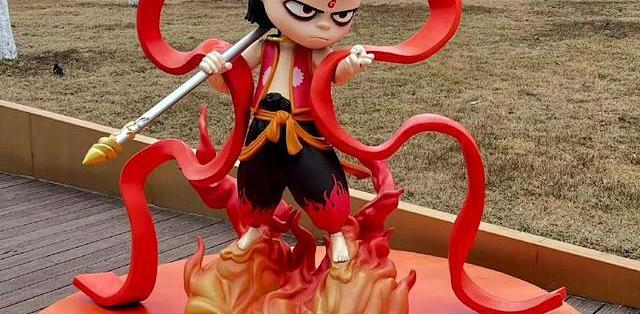 影迷热情难挡男子跑动画公司门口追问哪吒3上映时间