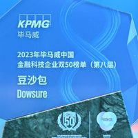 Dowsure豆沙包再度入选毕马威“Fintech 50”企业榜单