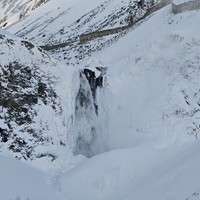 长白山天池瀑布