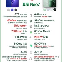 真我 Neo7 对比红米K80✅你会怎么选🤔