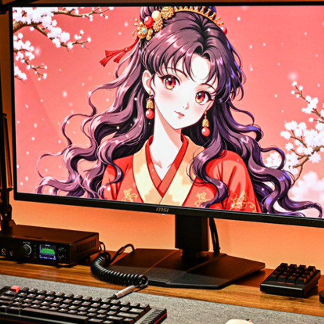 4K 240Hz DP2.1 高刷——微星 MPG 322URX QD-OLED 流光开箱简测