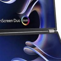 神似笔记本：华硕发布 ZenScreen Duo OLED MQ149CD 高端便携屏