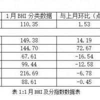 家居建材行业数据 | 全国建材家居市场开局良好，1月BHI指数微涨