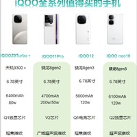 2025可以闭眼入的iQOO手机