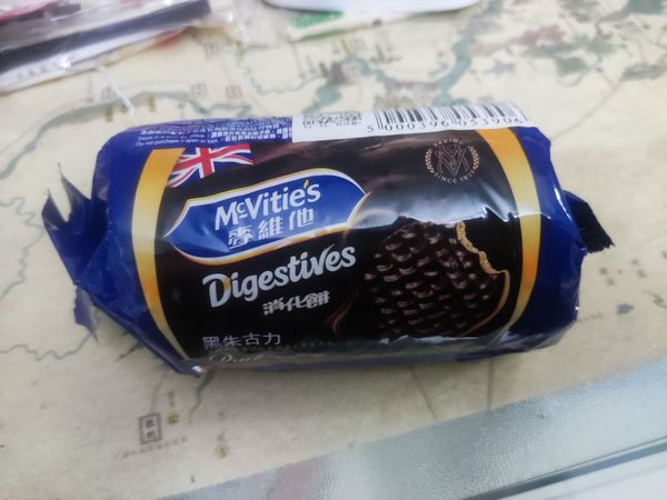 麦维他黑巧消化饼，粗粮下午茶