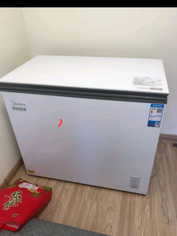 美的301升家用大冷冻囤货冰柜 卧式冰箱 bd/bc