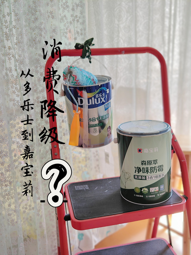 墙面乳胶漆，从多乐士到嘉宝莉，消费真的降级了吗？