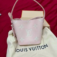 Lv  All In BB，女少心粉色包包