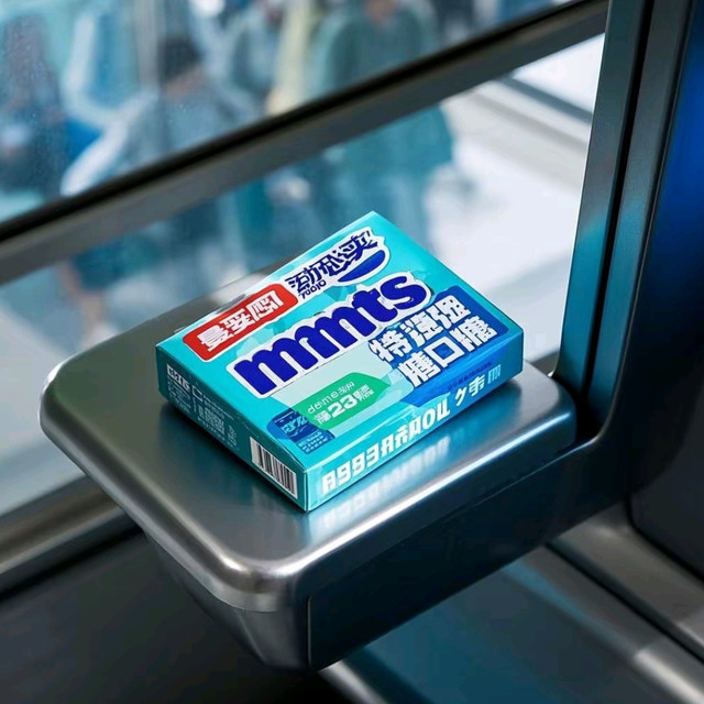 通勤包包里的曼妥思小黑瓶，清新口气新选择！